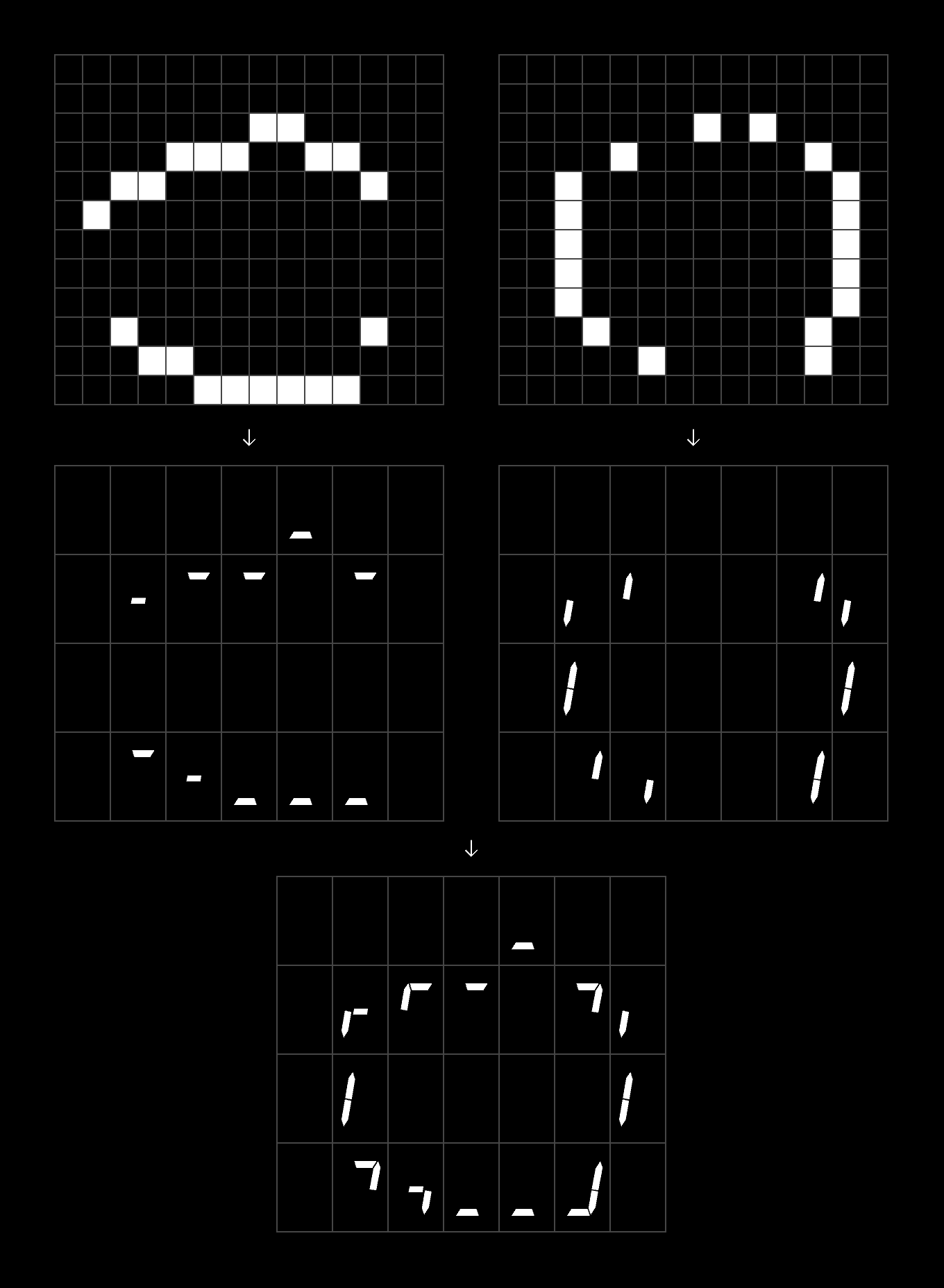 Alfa Zeta flipdigits display - array with lines 2